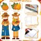 4 Pieces of Fall Outdoor Decorations Scarecrow Yard Stake Thanksgiving. Scarecrow Pumpkin Porch Sign with Stake Fall Yard Decor Autumn Harvest Garden Sign for Outdoor Lawn Decorations (32.28 x 10.47 inches)